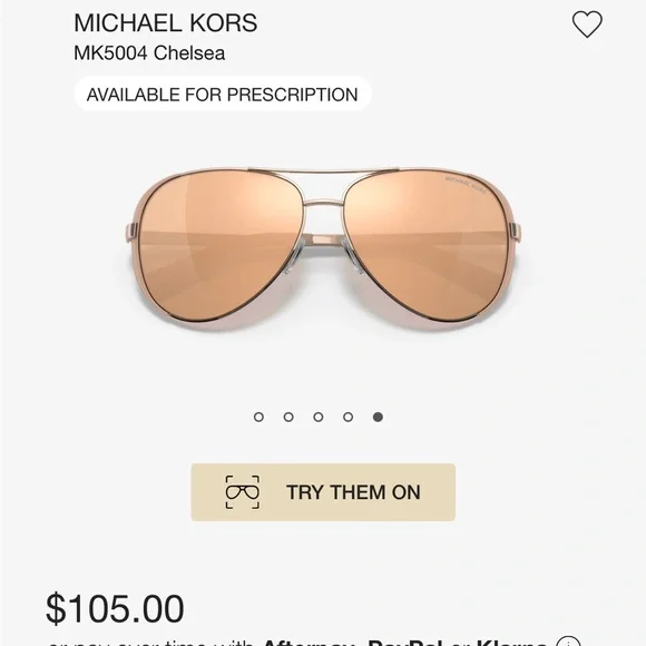 Michael Kors Chelsea Rose gold sunglasses - Picture 4 of 7